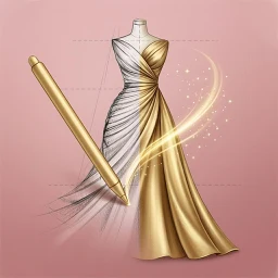 Symbol von Fashion Design Clothes: Sketch