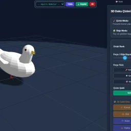 Güvercin Kümesi 3D Modelleme